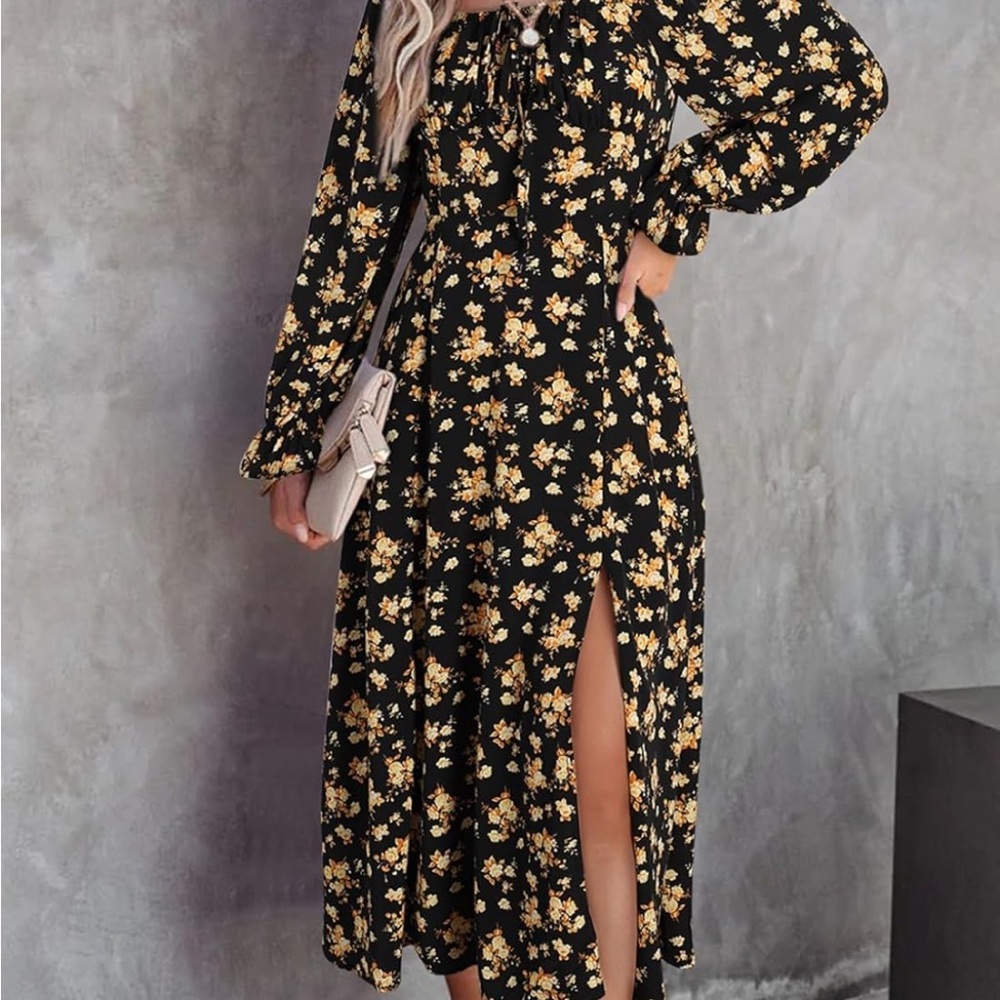 NEW SHEIN Midi Floral Dress